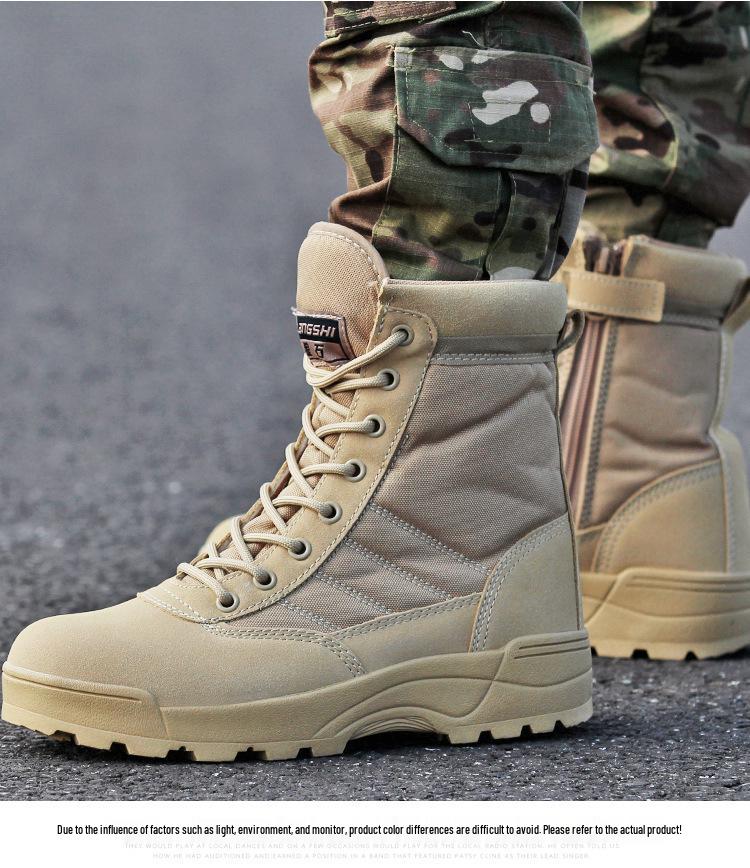 Spring & Autumn High-Top Combat Boots for Men & Women - Outdoor, Desert, Tactical, Military, Summer Camp Couples