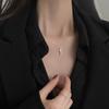 Colier Aur Argint Lanț pentru Femei pandantiv cruce Choker Accesorii simple Bijuterii
