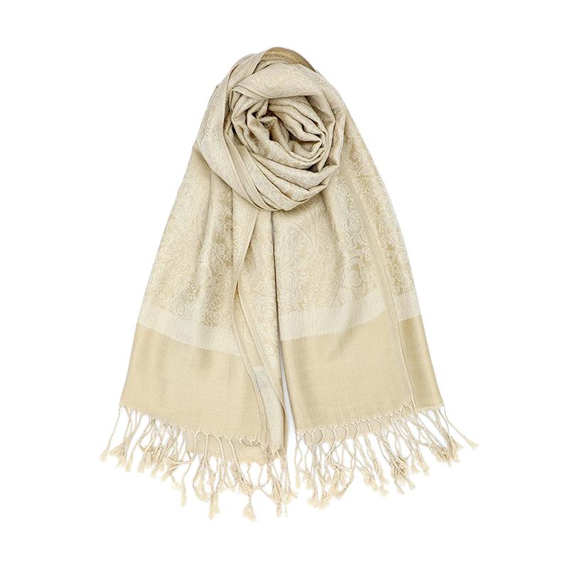 New Fashion Jacquard Women's Scarf Winter Long Soft Shawl Women's Printed Pattern Headband Comfortable and Warm