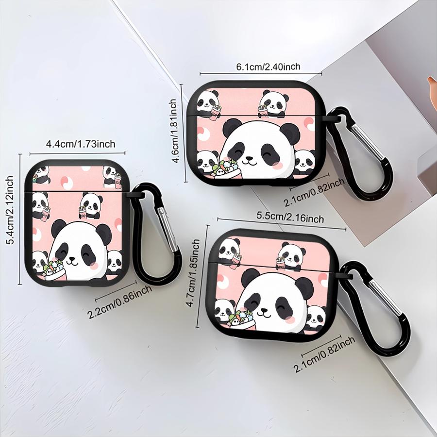Earphone Cases Cover Case For Airpods 3 1 2 Pro Pro3 Pro2 4 Cute Panda Funny