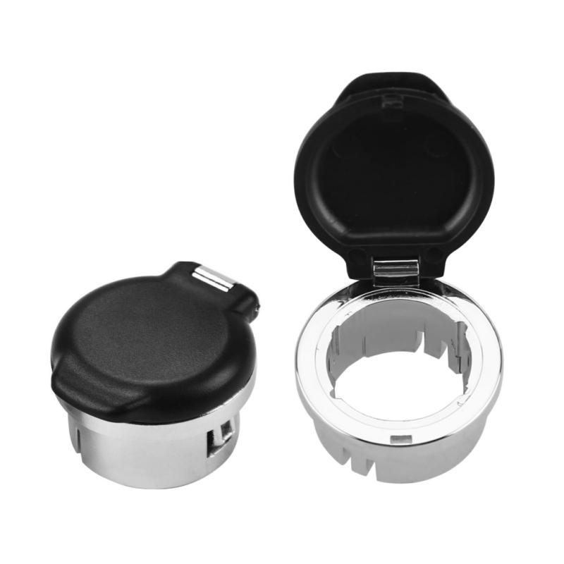 2pcs Dash Power Outlet Cover 20983936 Car Accessories for Chevrolet Tahoe Silverado Suburban Sierra GMC Cadillac Yukon 2007-2013