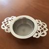 Patterned Ear Handles Environmentally Friendly Stainless Steel Durable Fine Filter Family Tea Strainer Filter