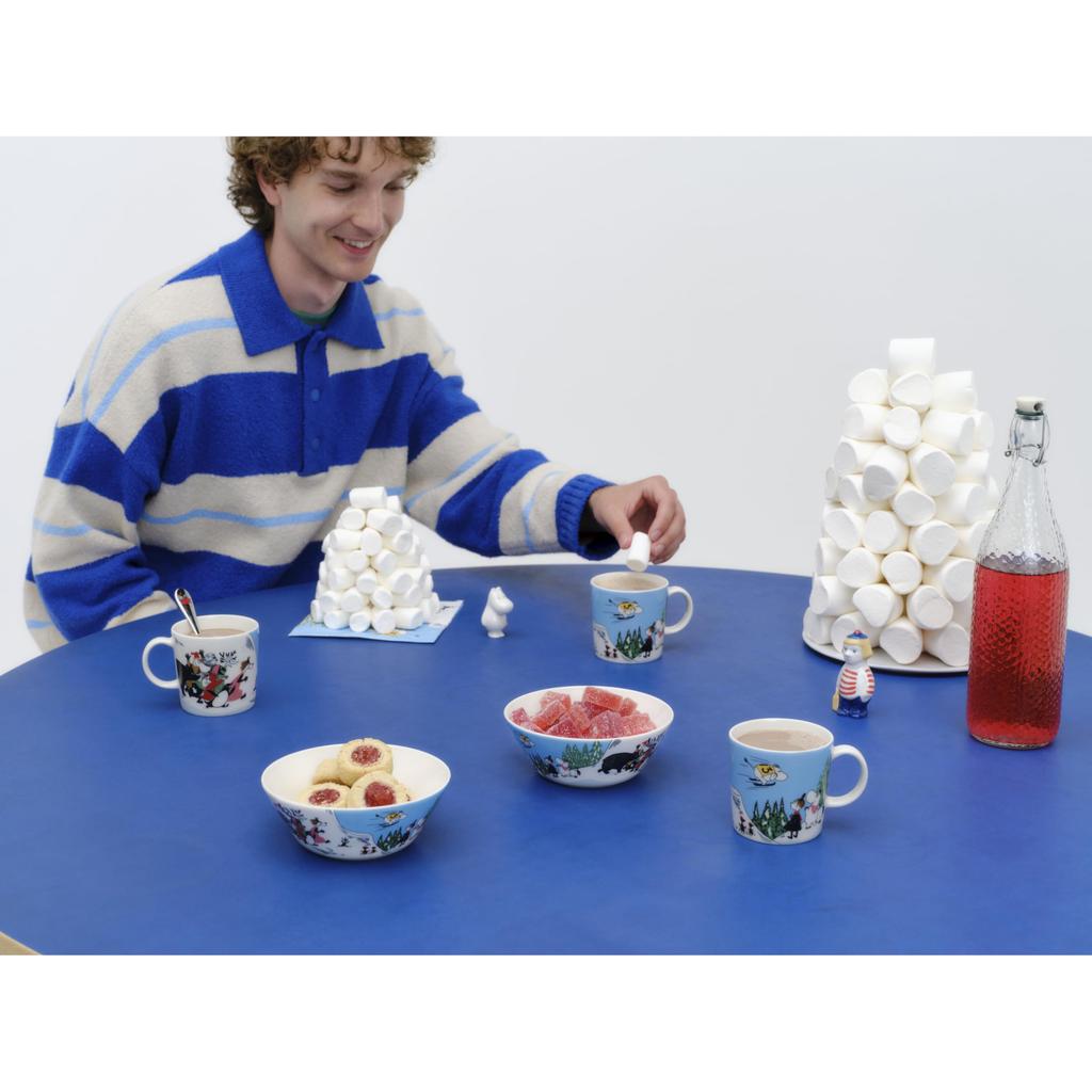 [Officially Imported] Moomin Arabia (MOOMIN ARABIA) Mug, 0.3L, Ski Jumping 2024 Winter Moomin Tableware, Arabia, 1073520