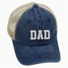 Visors DAD MOM Baseball Hats Mesh Net Sunscreen Hats Washed Distressed Faded Cap  for Man Women