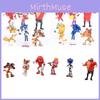 Sonic The Hedgehog Figures Pvc Collectible Ornaments For Kids And Fans