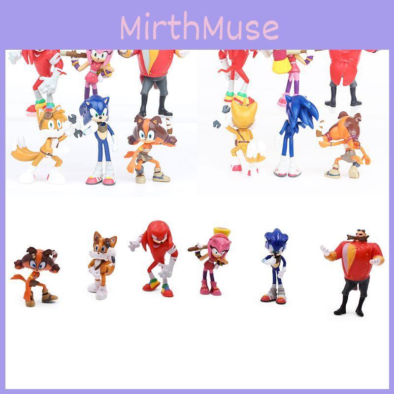Sonic The Hedgehog Figures Pvc Collectible Ornaments For Kids And Fans