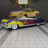 1:24 Simulation Cadillac Alloy Car Model Convertible Supercar, Doors and Engine Hood, Trunk Can Be Opened