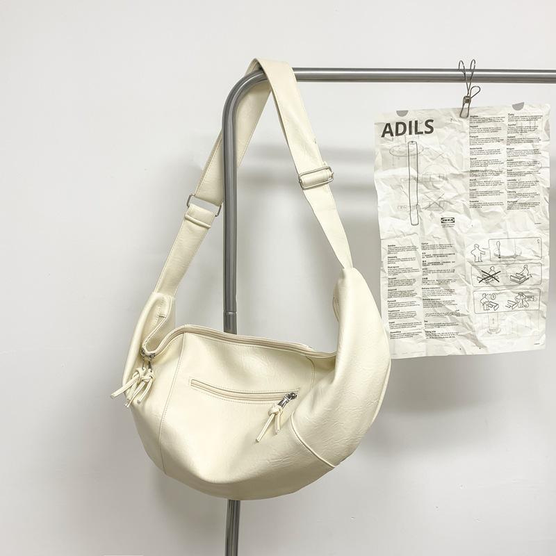 

Men s Large Capacity Motorcycle Riding Dumpling Bag - Trendy Crossbody & Shoulder Bag for Fitness & Casual Use бежевый