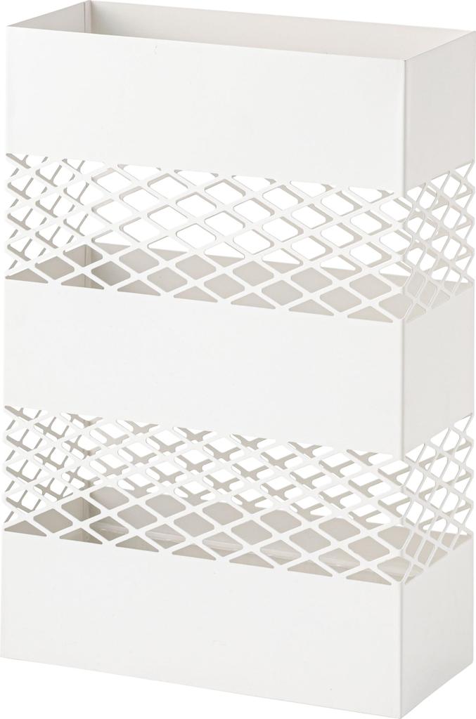 Azumaya-kk Umbrella Stand, White, Width 28 x Depth 12 x Height 41 cm (LFS-182WH)