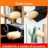 Wool Duster Electric Static Cleaner With Wooden Handle For Home And Office Dust Removal
