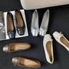Pantofi cu bowtie, balerini cu vârf pătrat, balerini leneși, pantofi casual confortabili pentru femei, 2025