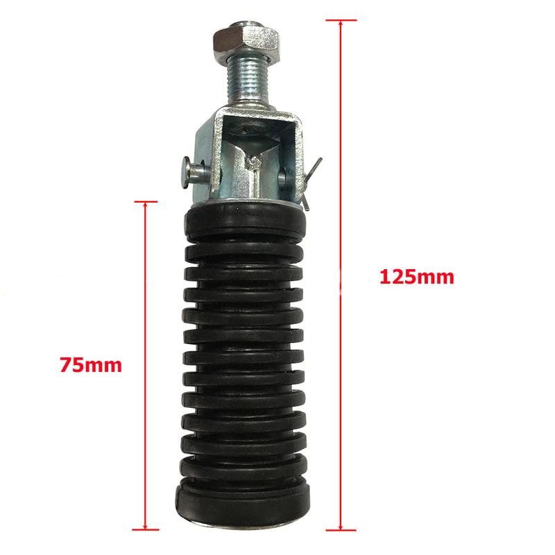 1 Pair 10mm Thread Universal Motorcycle Rear Pillion Footpegs Footrests Foot Pegs Rests Motorcycle Parts