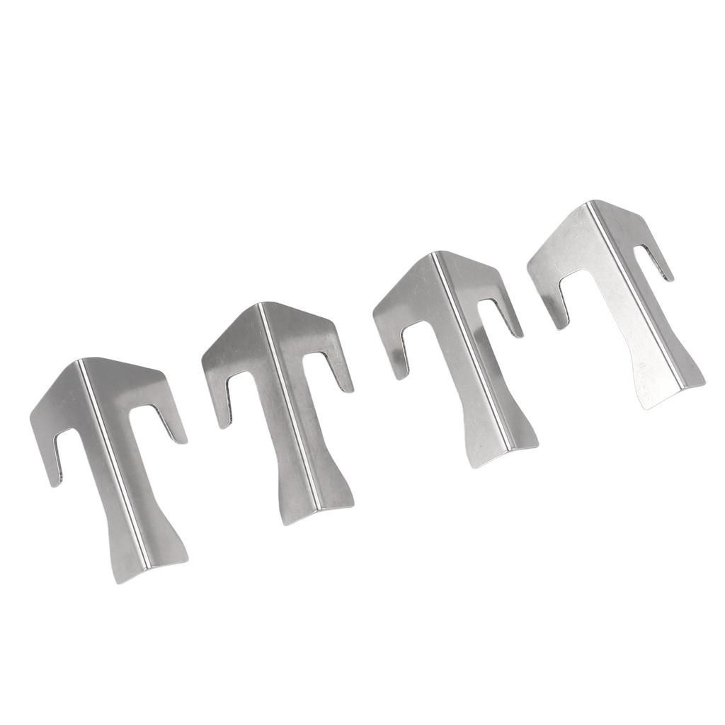 4 BUC Distanțiere Placă de Căldură Grill Ușor de Instalat Rugină Universal Oțel Inoxidabil Flacără Grill