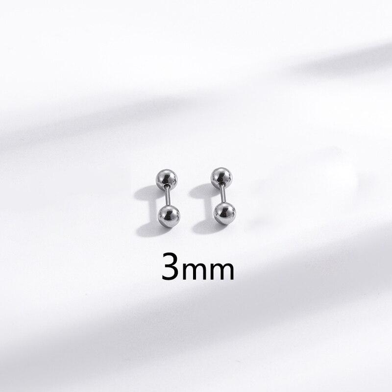 Nytt kirurgiskt stål Brosk Helix Öronpiercingar Tragus Ball Studs Skivstångsörhänge Mode Kroppssmycken