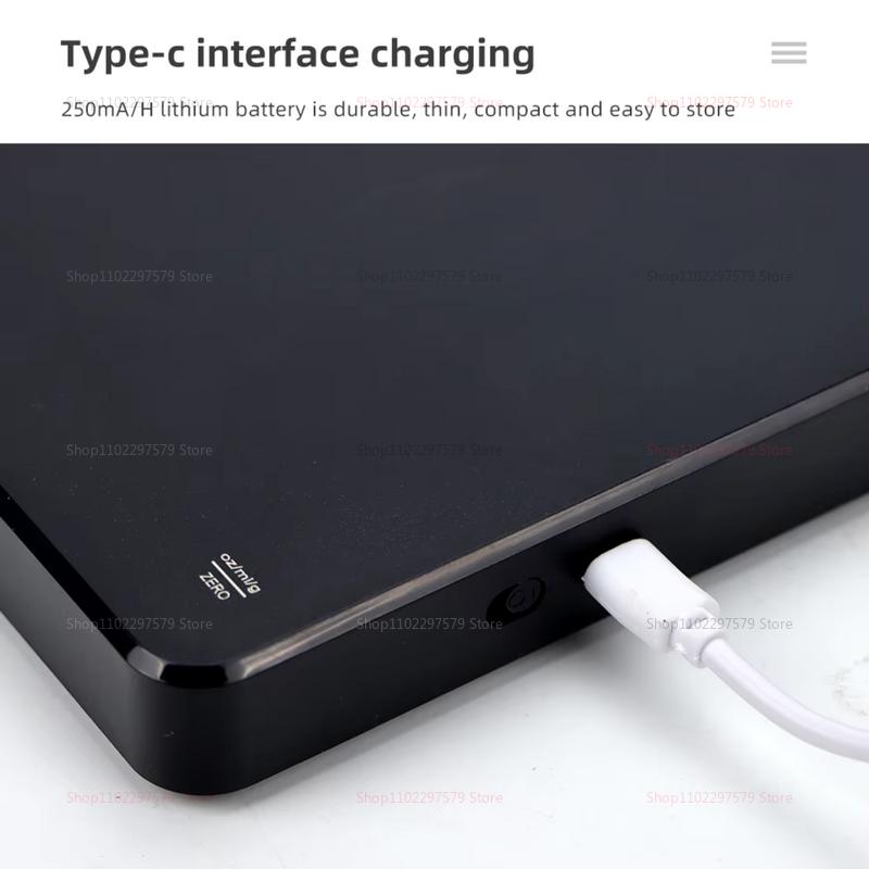 Digital Coffee Scale 0 1g 3kg with Timer LED Screen Espresso USB High Precision Kitchen Weighing In Oz Ml G for Brewing