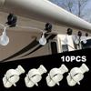 10pcs Caravan Awning Clip Hook Sunshade Canopy Hook Outdoor Motorhome Laundry Lamp Clothes Drying Hanging Hook RV AccessoriesGood Product