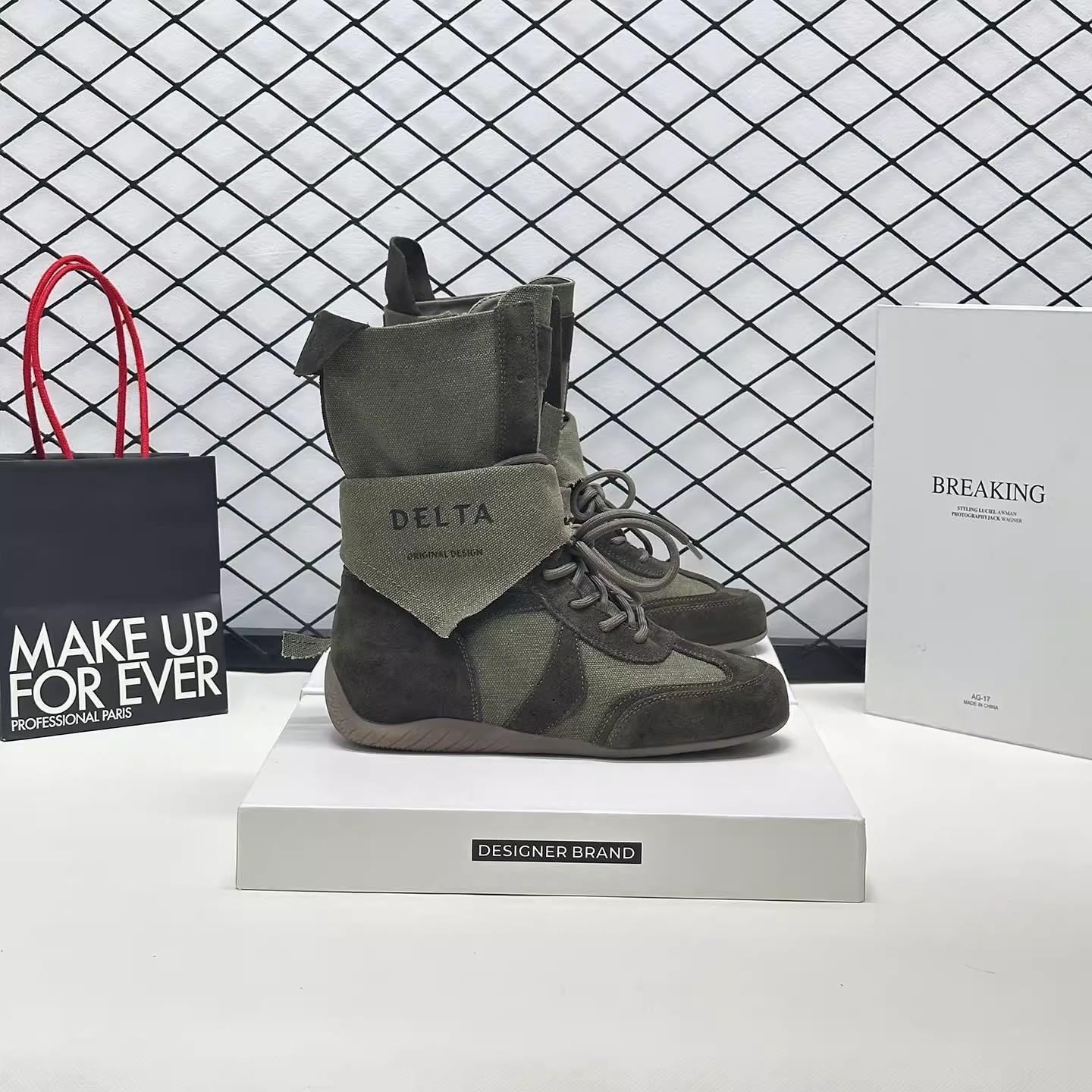 

Outdoor Martin Boots 25 Autumn Thin Retro Outdoor Short Women s Boots Western Cowboy Wasteland Wind Canvas Martin Boots 35