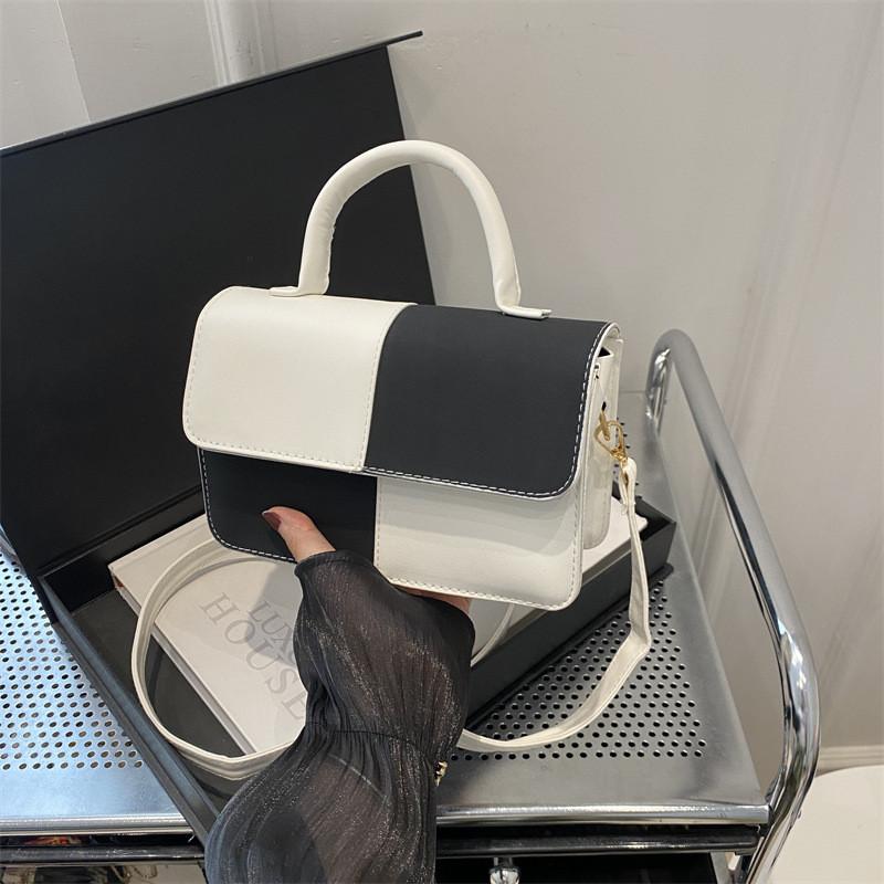 

Stylish Colorblock Design Women s Shoulder Crossbody Bag In White Green Brown And Khaki For Trendy Autumn Fashion