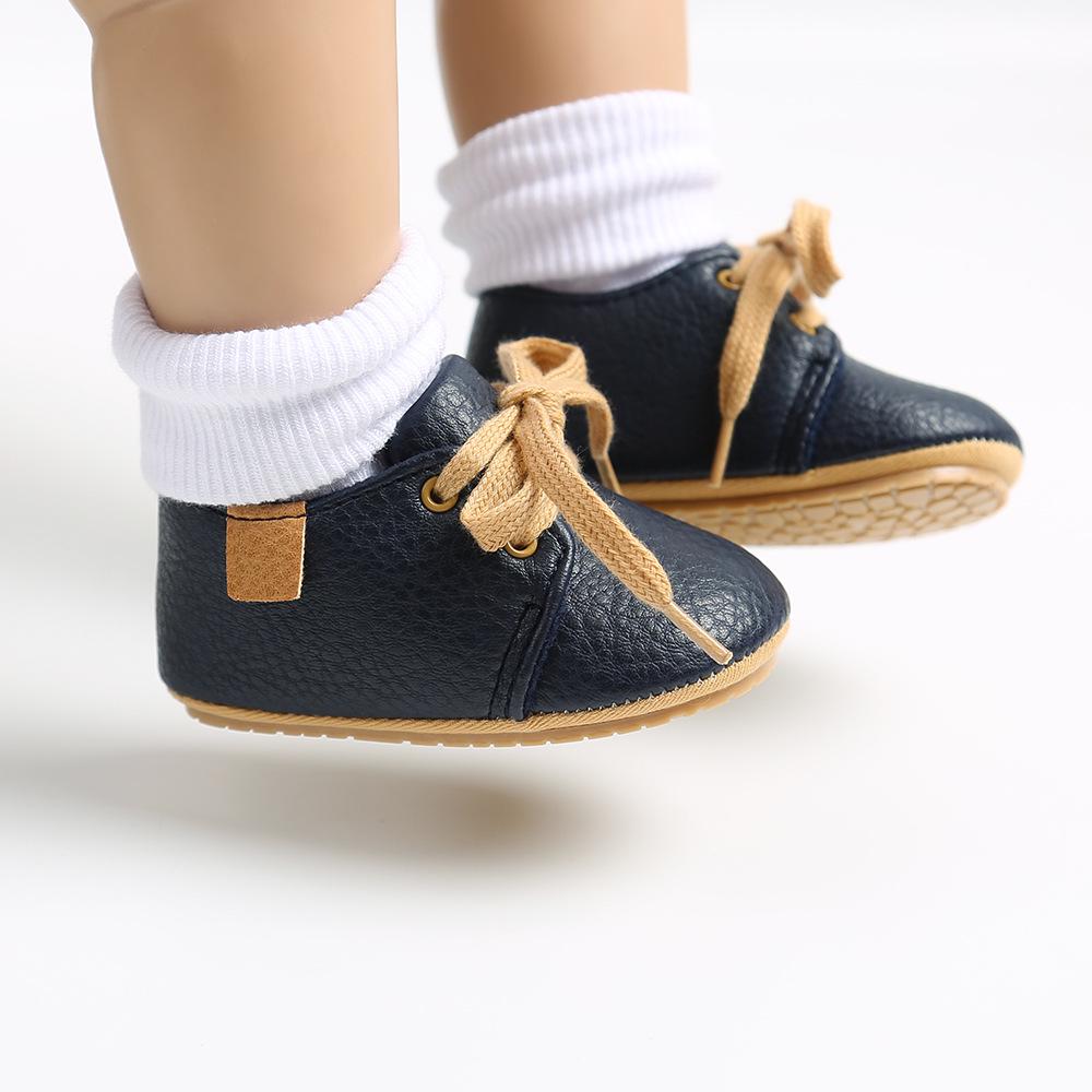 Spring & Autumn Soft Sole Baby Shoes for Boys & Girls - TPR Walker, Little Wave Design, Multiple Colors