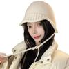 Windproof Beanie Cap Warm Earmuffs Cap New Knitted Cap  Women