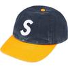 Supreme Pigment Coated 2-Tone S Logo 6-Panel Navy