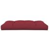 Pallet Cushion Burgundy 120x80x12 cm Fabric