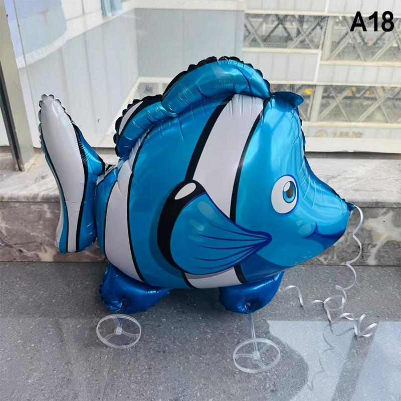 HUAHUA4D Alphabet Foil Balloon Elephant Design with Wheels for Kids' Parties and Baby ShowersHUAHUA