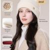 JIUMU Women's 100% Cashmere Winter Knit Beanie Hat