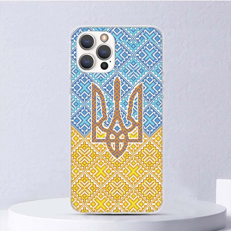 Ukraine Flag Soft Case For iPhone 11 12 13 Mini 14 Pro Max Apple Phone Cover X XS XR SE 7 Plus 8 + 6 6S 5S Funda Coque