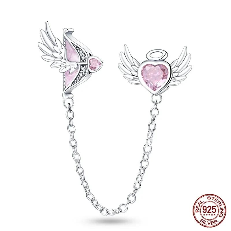 New Copper Romantic Heart Series Charms Beads Fit Original Bracelet Diy Mother'S Day Jewelry Gifts