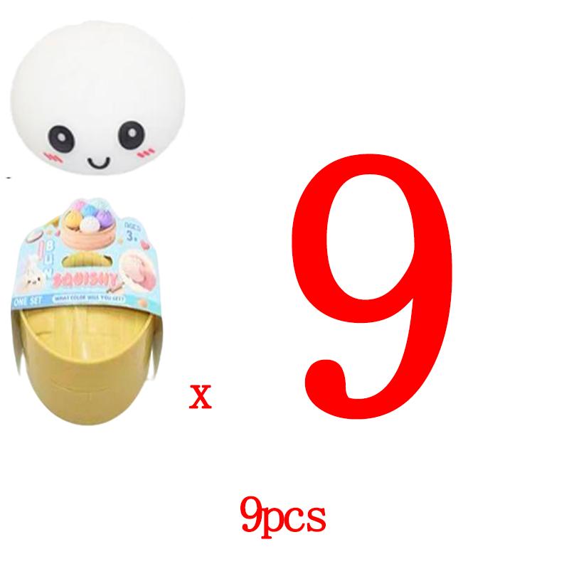 Steamed Stuff Bun Anti-Stress Ball Fidgets Durable Toy Dumpling Squishies Soft Slowing Rebound Foam Durable Toy Ultra-Soft Decompression