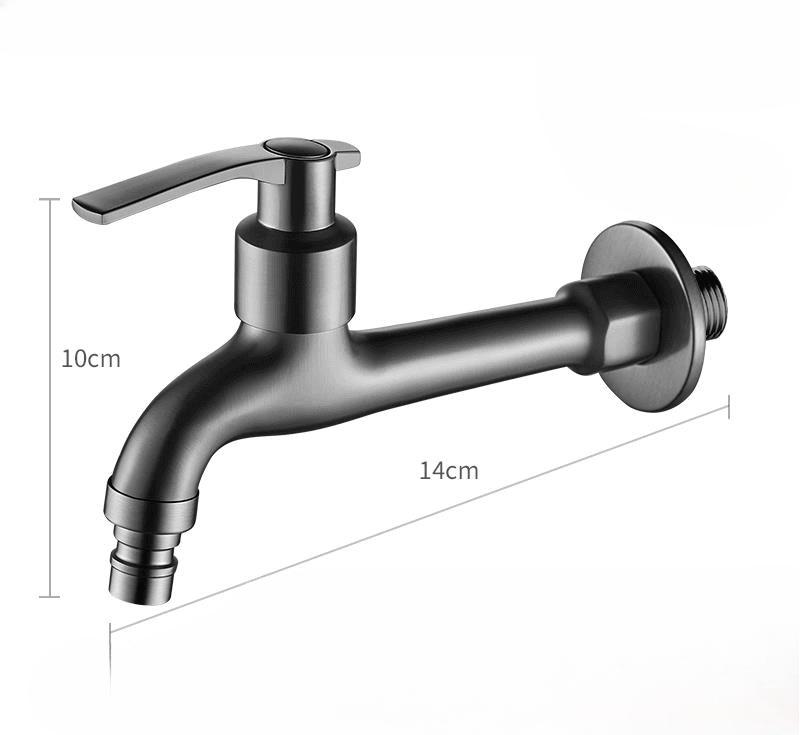 Copper Alloy Washing Machine Tap Balcony Toilet Mop Pool Faucet Wall Mounted Single Cold Basin Faucet Bathroom Accessories