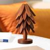 3PCS/4PCS/5PCS Wooden Trivet Tree Wooden Insulation Trivet Tree Anti-Scalding Cookware Coaster Pots Coasters Multipurpose