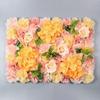 Handmade Artificial Flower Wall Panels Realistic Silk Rose Flower Wall  Stage Supplies