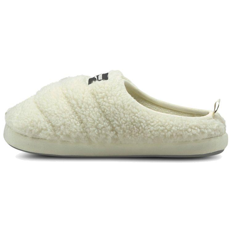 PUMA Scuff Sherpa Men s Whisper White Black Casual Slippers 384943-01 EU 38