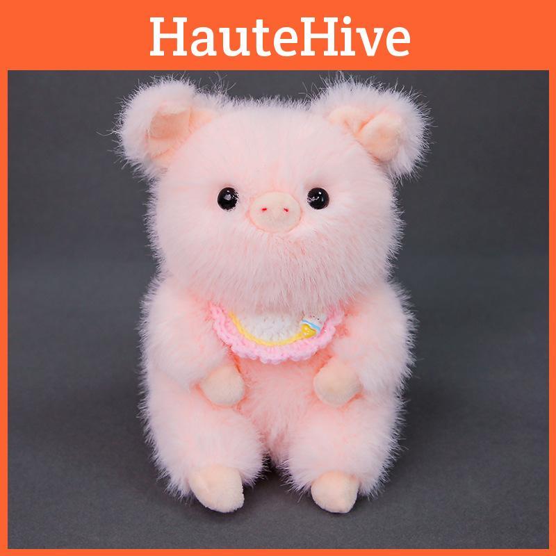 Cartoon Scarf Cute Pig Rabbit Hippopotamus Plush Toy Pendant Fragrance With