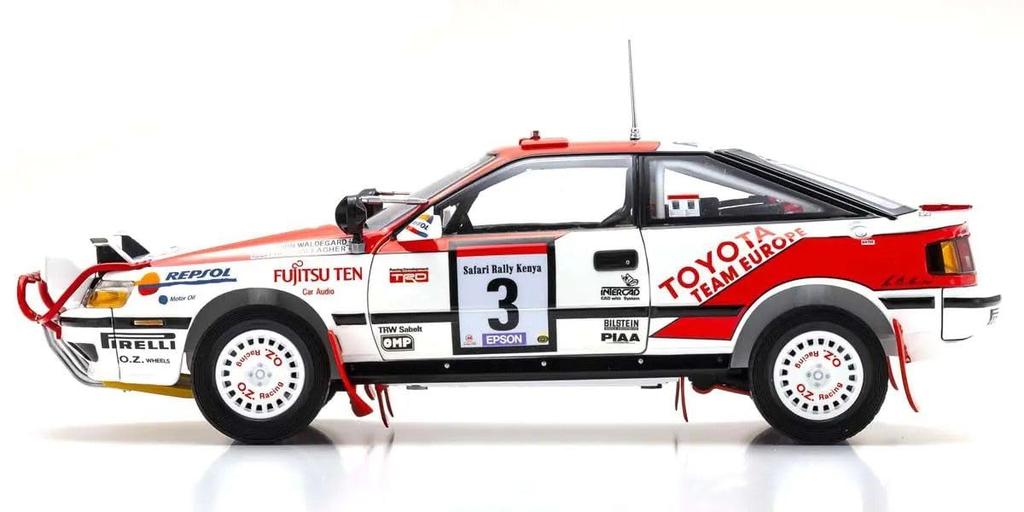 Kyosho Original 1/18 Scale Toyota Celica GT-Four (ST165) 1990 Safari #3 Finished Product
