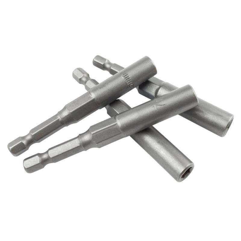 Heavy Duty Hexagonal Shank Socket Kit 5.5-19mm for Enhances Clamping Force Durability Enhances Clamping Force Stability