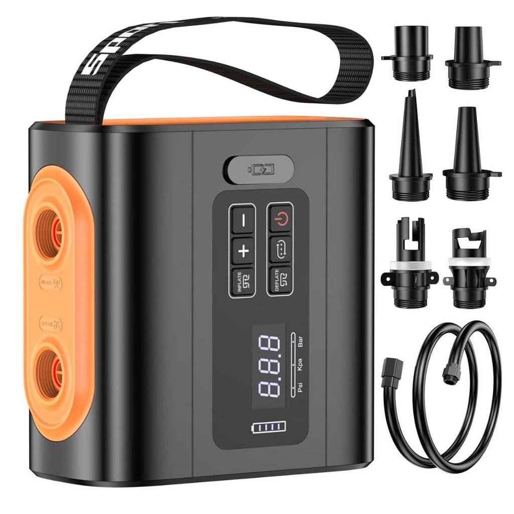Outdoor Wireless Air Pump Travel Vacuum Pump with Inflatable Deflate Portable Electric MINI Inflatable Pumps for Mats