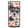 Cartoon Schnauzer Dog Phone Case for Samsung A51 A71 A21S A12 A11 A15 A25 A31 A41 A23 A33 A53 A73 A03S A05S A13 5G A35 A55 Cover