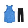 Li-Ning Summer Mens Solid Color Sleeveless Round Neck Comfortable Breathable Quick-Dry Simple Versatile Fashion Casual Sports Suit YVSW033-6+AKLU881-1