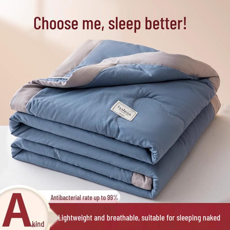 Summer Air-Conditioning Quilt: Lightweight, Machine-Washable, Thin Quilt for Spring, Summer, and Autumn