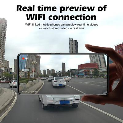 WiFi Versteckte Dashcam 1080P Auto Kamera Auto Front Auto Armaturenbrettkamera Auto Mini Dashcam mit Nachtsicht 24 Stunden Parkmodus APP WDR