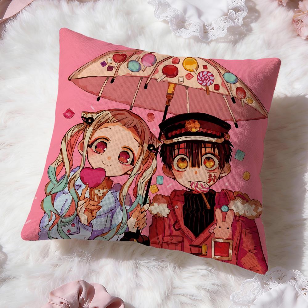 b-Bound Hanako-kun Cushion Cover Premium Comfort Reversible Pillow Cove -Two in One Design for Any Room & Car Interior