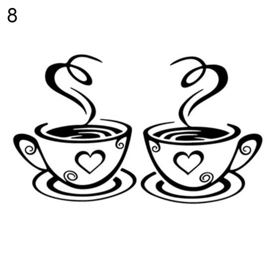 Köksgaffel Sked Knivkopp Väggdekor Avtagbar Dekal Väggmålning Heminredning