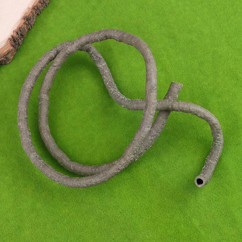 1M Rampicanti Artificiali per Rettili Flessibili Pieghevoli Giungla Rampicanti Piante Finte di Rattan Per Lucertole Terrario Vasca Habitat per Animali Domestici Decorazione