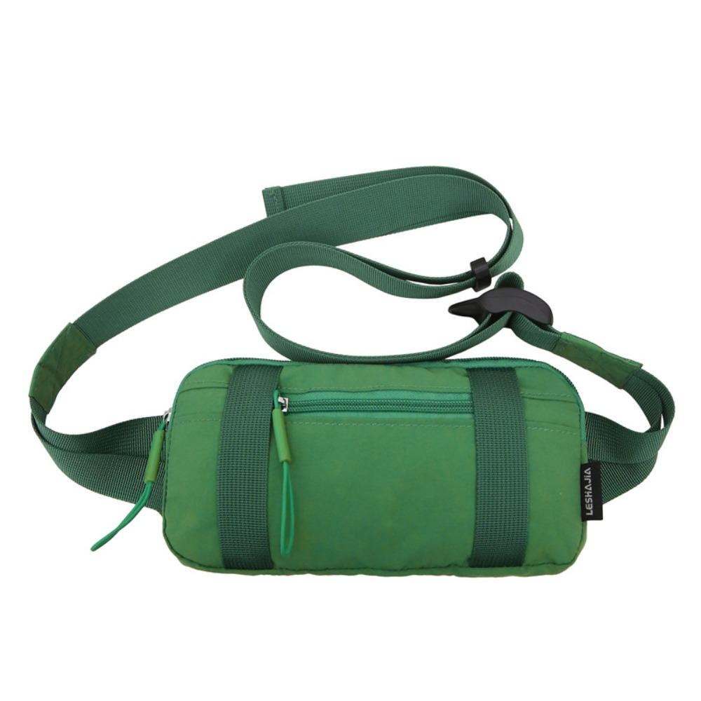 

Многофункциональная сумка-кроссбоди для телефона, нейлоновая поясная сумка, повседневная мужская нагрудная сумка зелёный