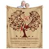 50Th Golden Anniversary Wedding Blanket Gifts Happy 50 Years Birthday Best Romantic Marriage Soft Blanket Decorations For Couple