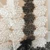 1Yard White Black Flower Lace Trim Fabric Handmade DIY Clothes Accessories 10CM Wide