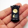 Dollhouse Vintage Wall Clock Dial Pointer Movable Miniatures Model Living Room Accessories Of Doll House Kids Pretend Play Toys